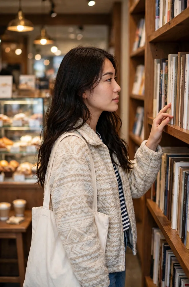 가을·겨울 쇼핑의 기준은 ‘일본에 돌아가서도 입을 수 있는가’.