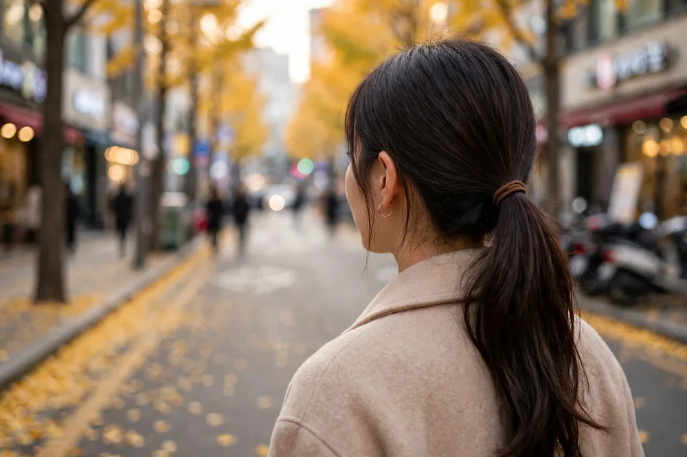 성수동의 거리. 가을 빛 속을 걷는다.